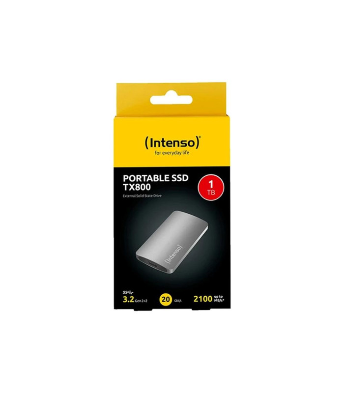 Disco duro externo solido ssd intenso tx800 1tb usb tipo c
