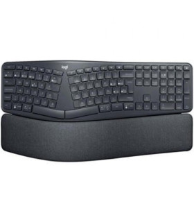 Teclado logitech ergo k860 ergonomico bluetooth & wireless grafito