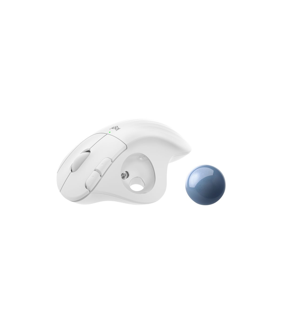 Mouse raton logitech ergo m575 bluetooth & wireless blanco