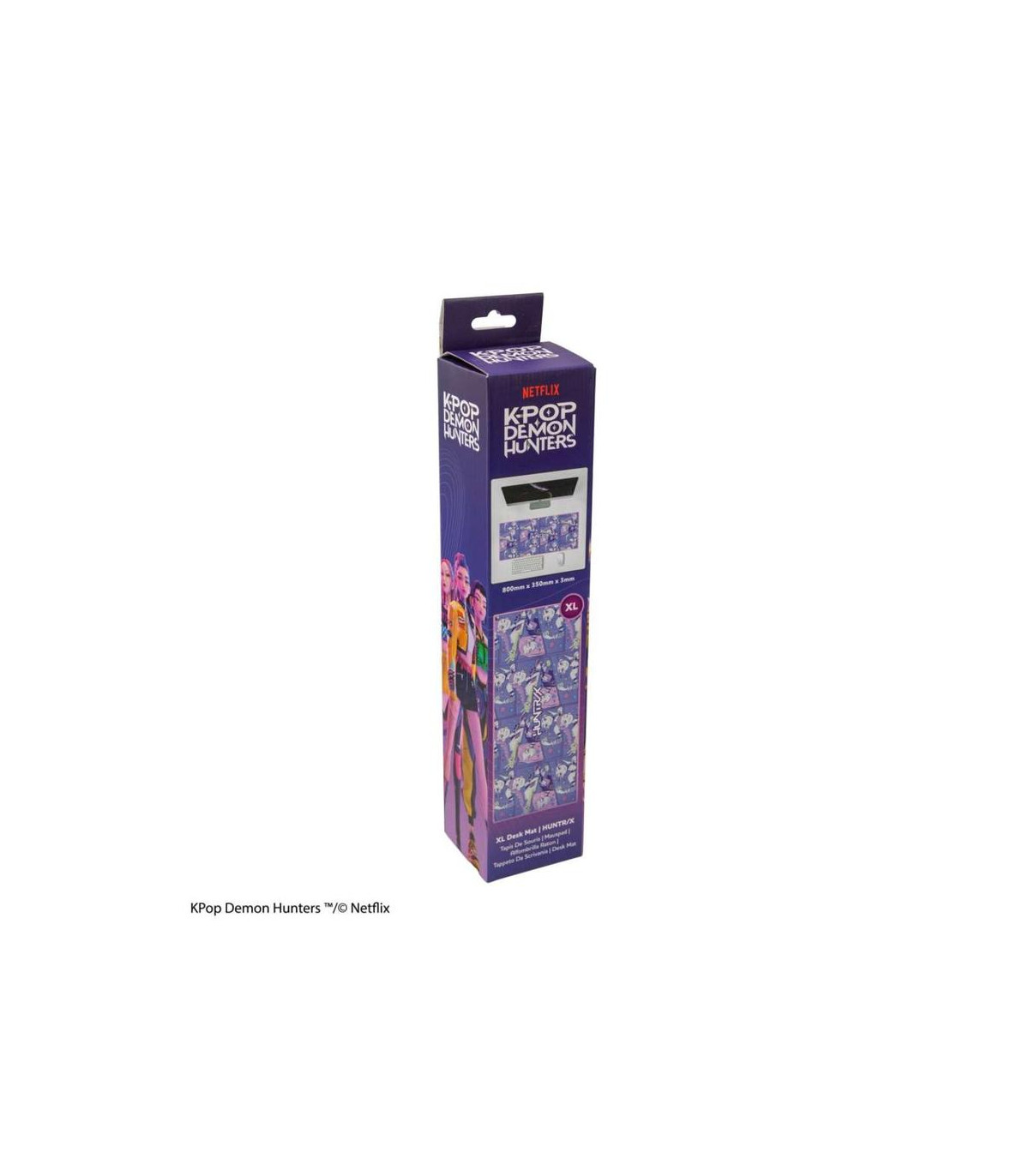 Alfombrilla de escritorio xl kpop demon hunters huntr - x