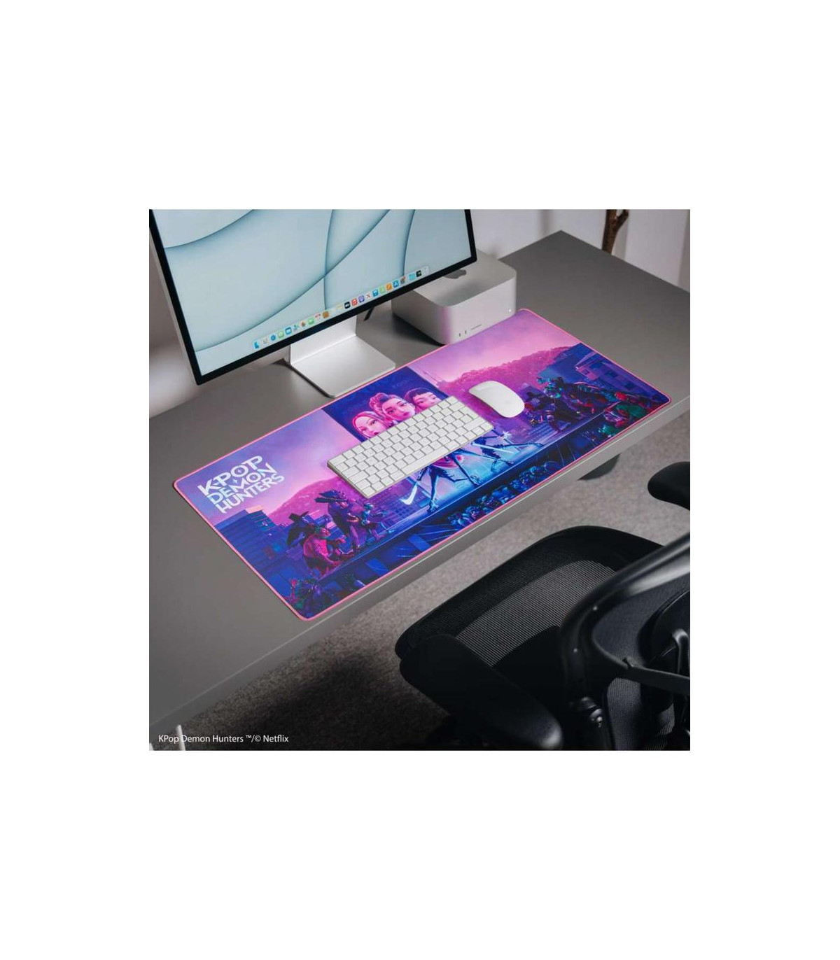 Alfombrilla de escritorio xl kpop demon hunters takedown huntr - x