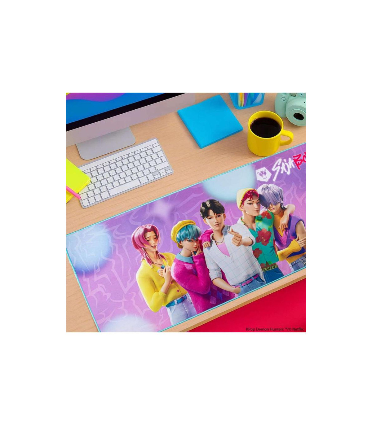 Alfombrilla de escritorio xl kpop demon hunters saja boys