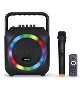 Altavoz portatil fonestar box - 35led bluetooth -  karaoke -  usb -  sd -  microfono inalambrico -  35w rms