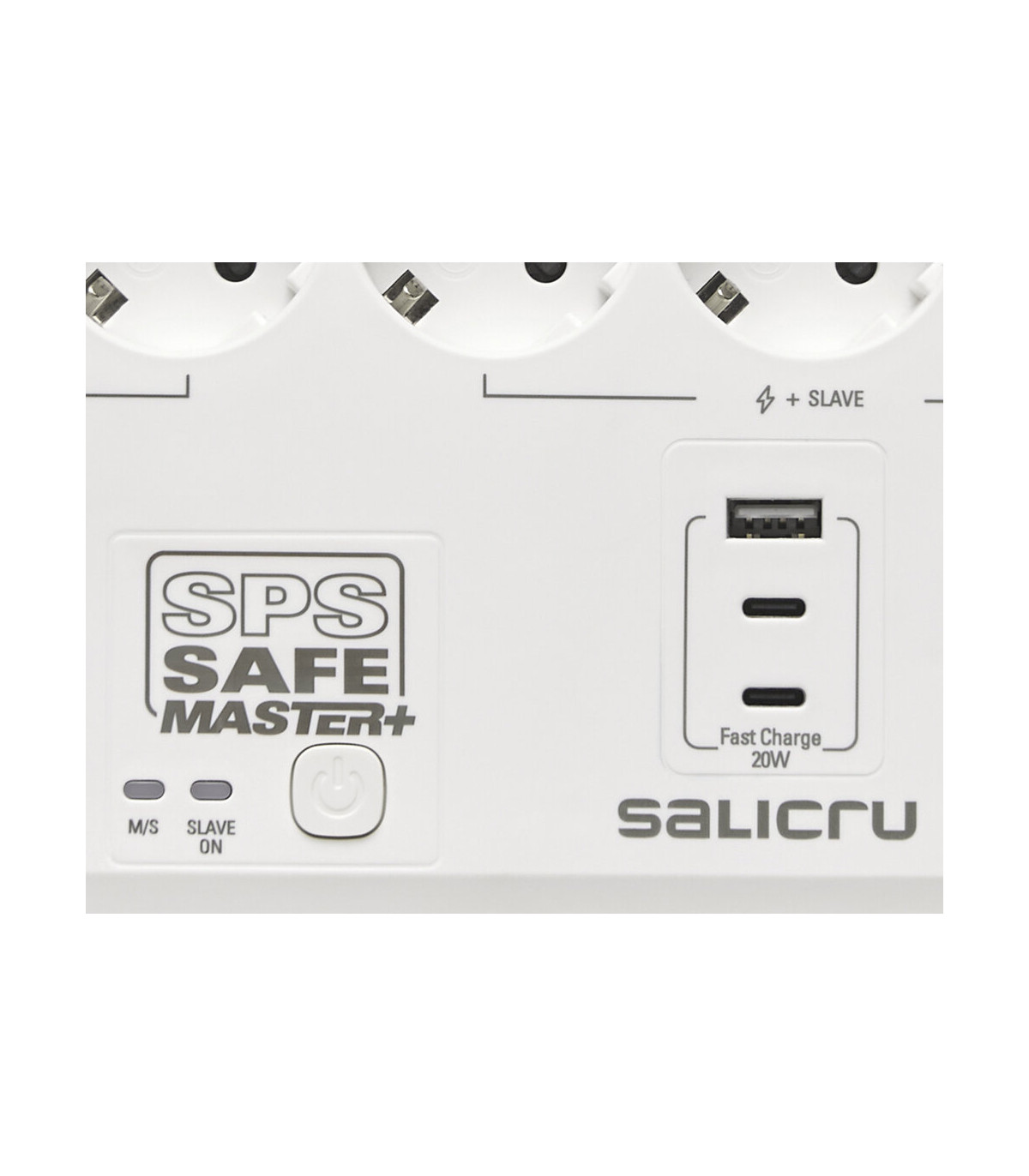 Regleta salicru sps safe master+ 6 tomas schuko