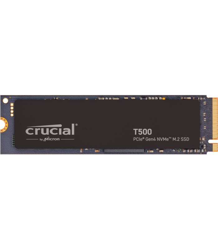 Disco duro interno solido ssd crucial t500  2tb pcie nvme 4.0 x4