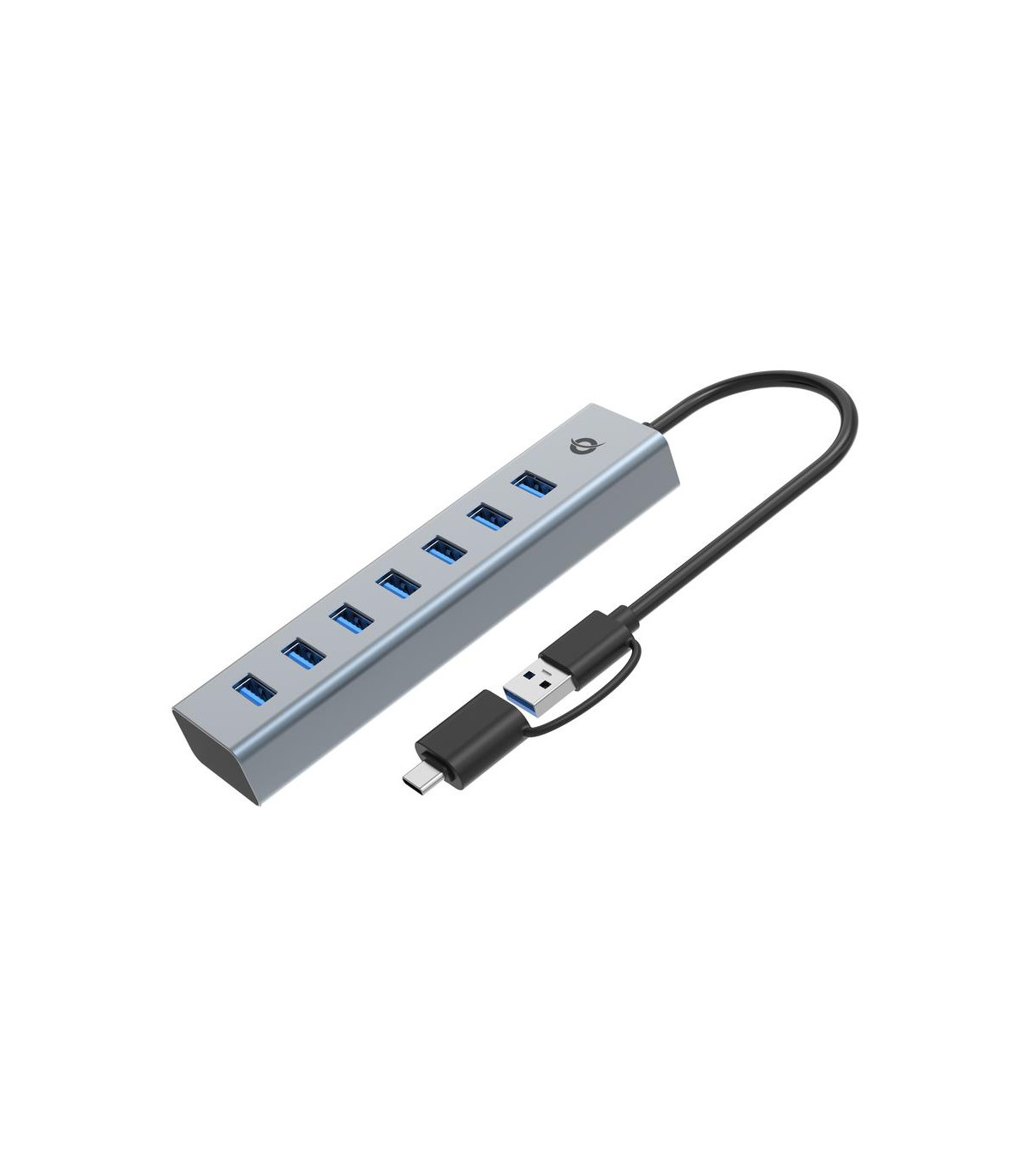 Hub usb 3.0 conceptronic hubbies21gp 7 puertos usb - c a 7xusb - a con alimentador