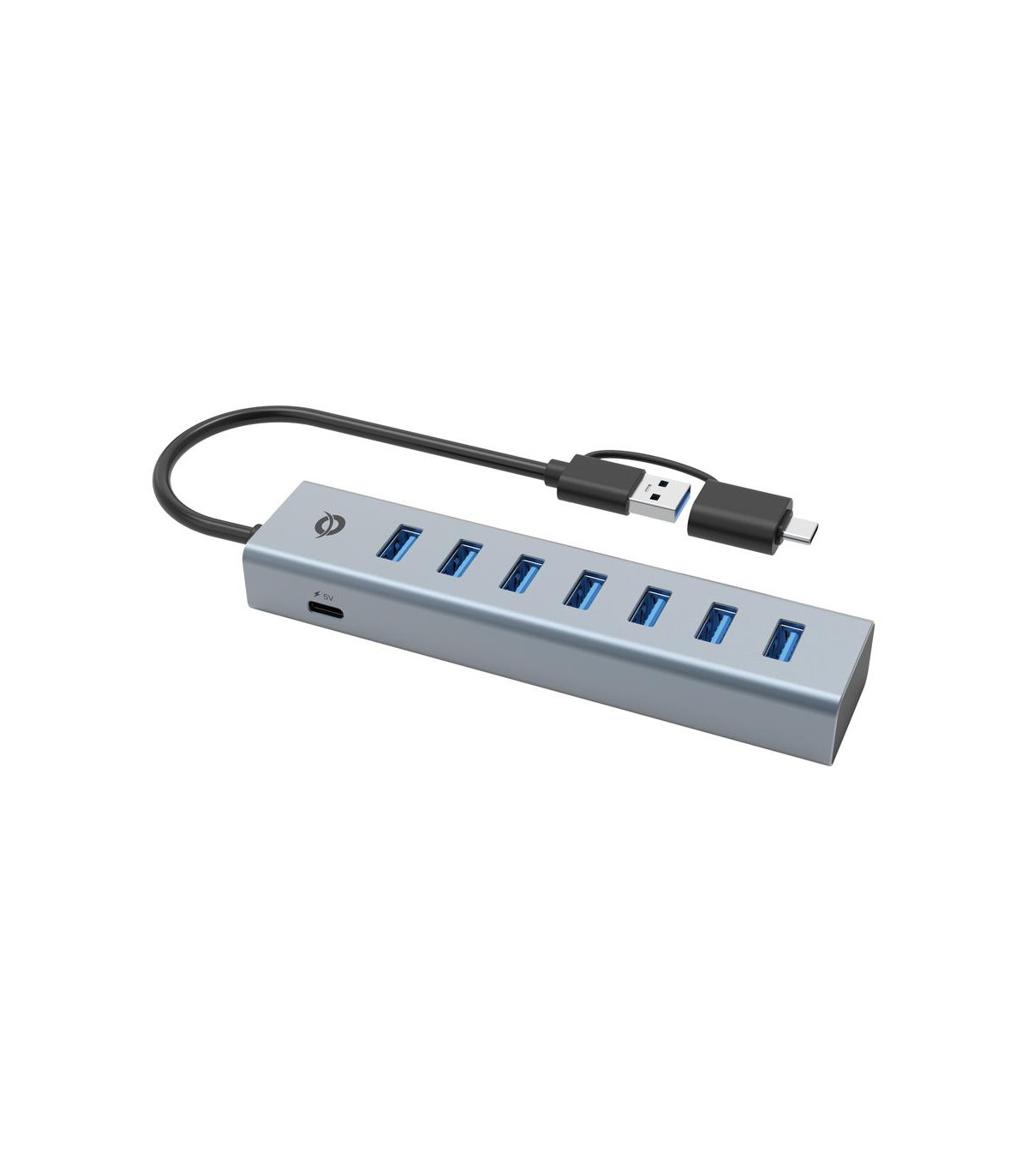 Hub usb 3.0 conceptronic hubbies21gp 7 puertos usb - c a 7xusb - a con alimentador