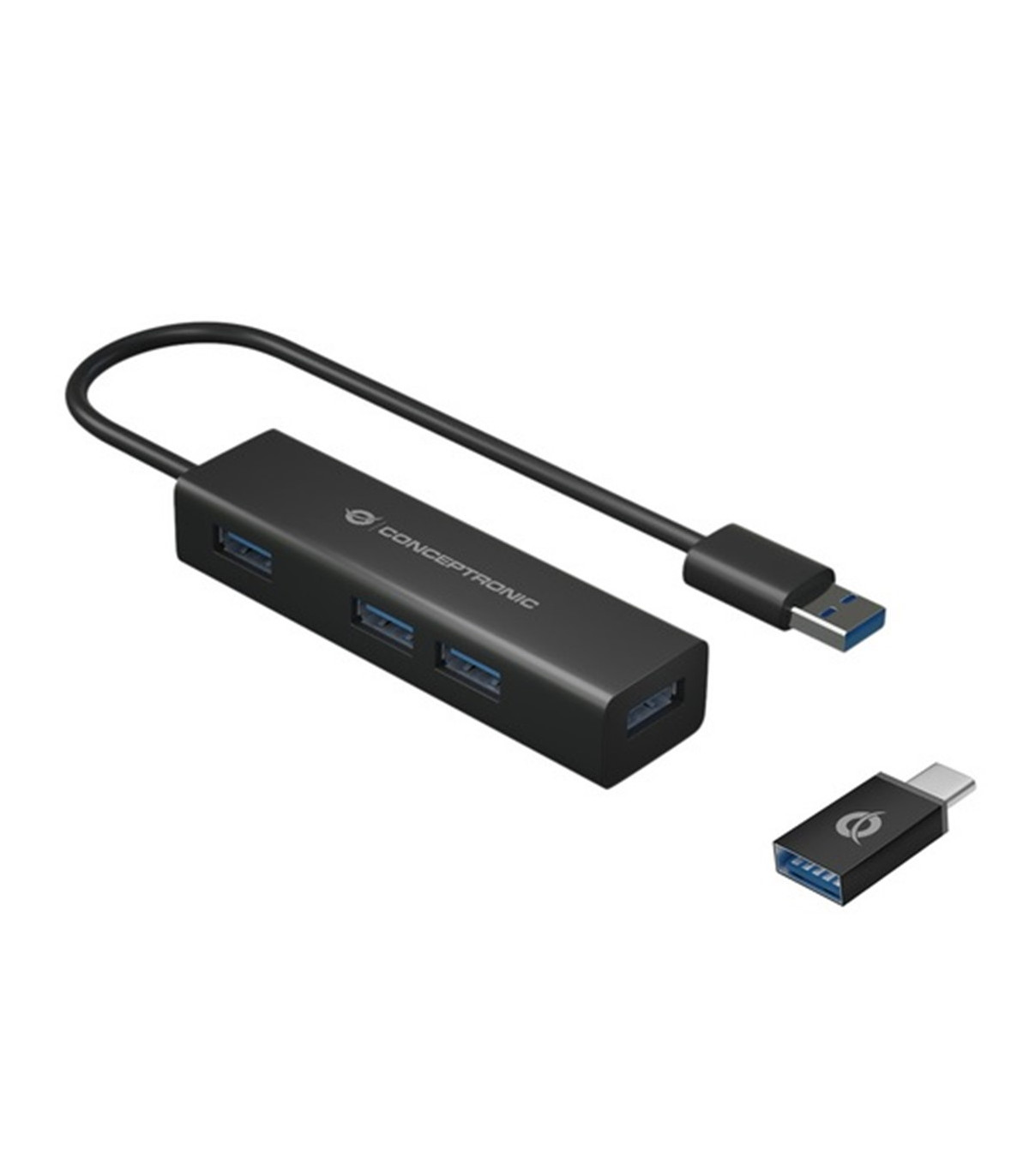 Hub usb 3.0 conceptronic hubbies06b 4 puertos
