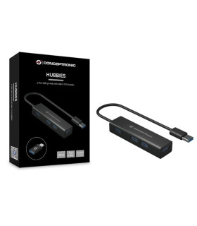 Hub usb 3.0 conceptronic hubbies06b 4 puertos
