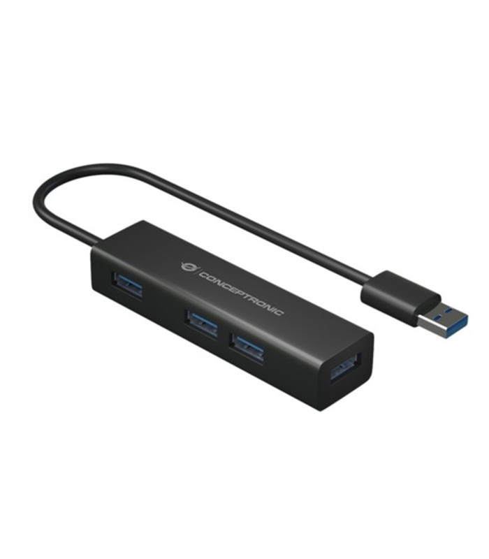 Hub usb 3.0 conceptronic hubbies06b 4 puertos