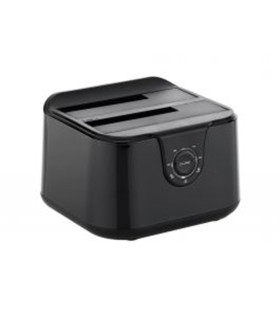 Base dock discos sata conceptronic 2 bahias 2.5 pulgadas -  3.5 pulgadas - usb tipo c - sata - funcion clonacion