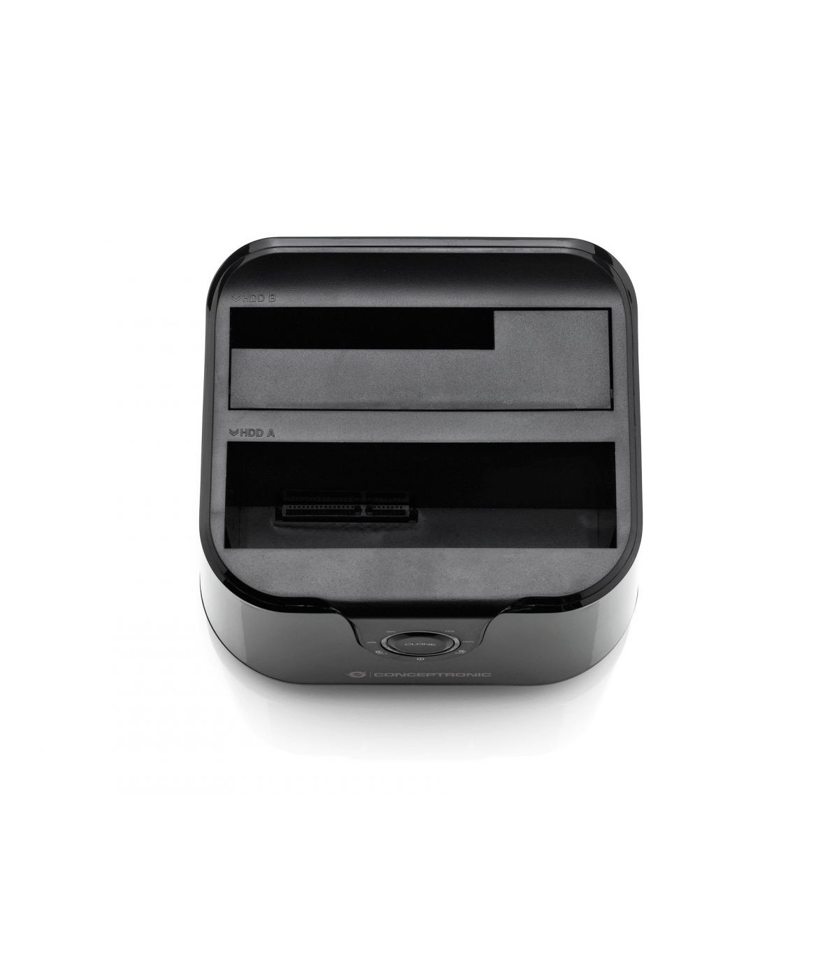 Base dock discos sata conceptronic 2 bahias 2.5 pulgadas -  3.5 pulgadas - usb tipo c - sata - funcion clonacion