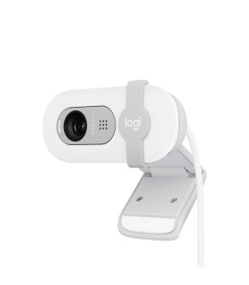 Webcam logitech brio 100 blanco full hd - usb