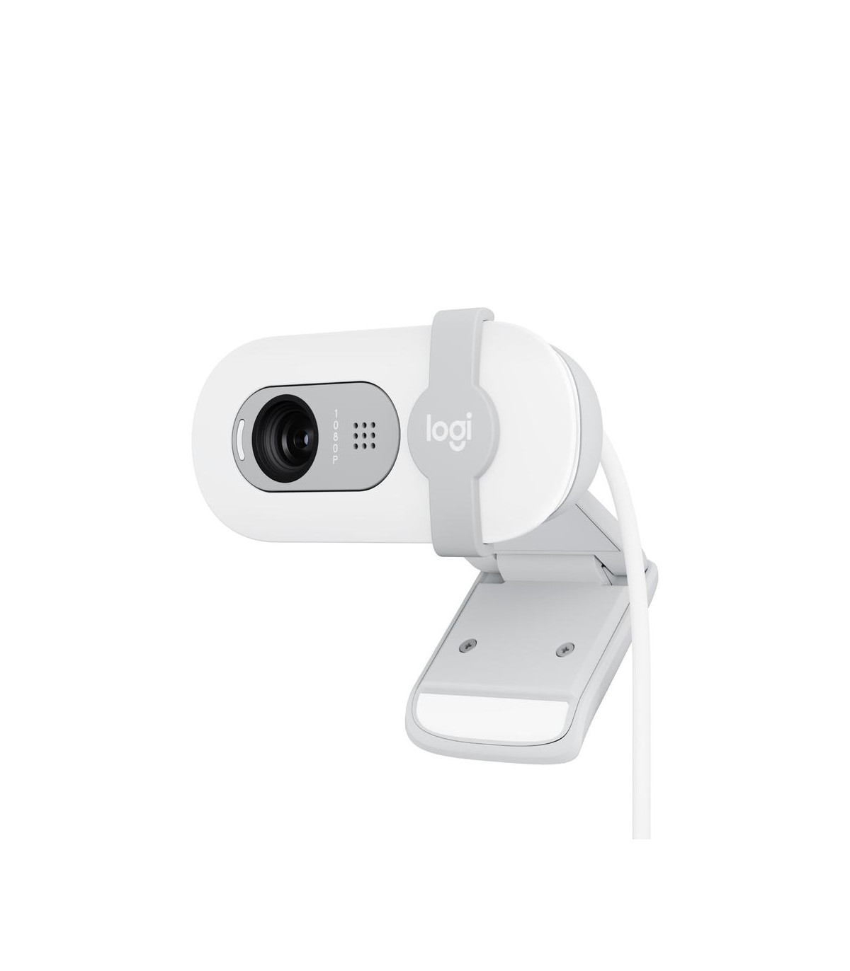 Webcam logitech brio 100 blanco full hd -  usb