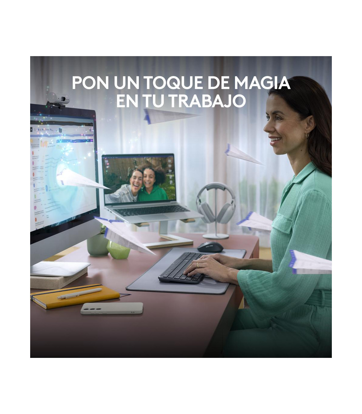 Teclado logitech k950 inalambrico negro