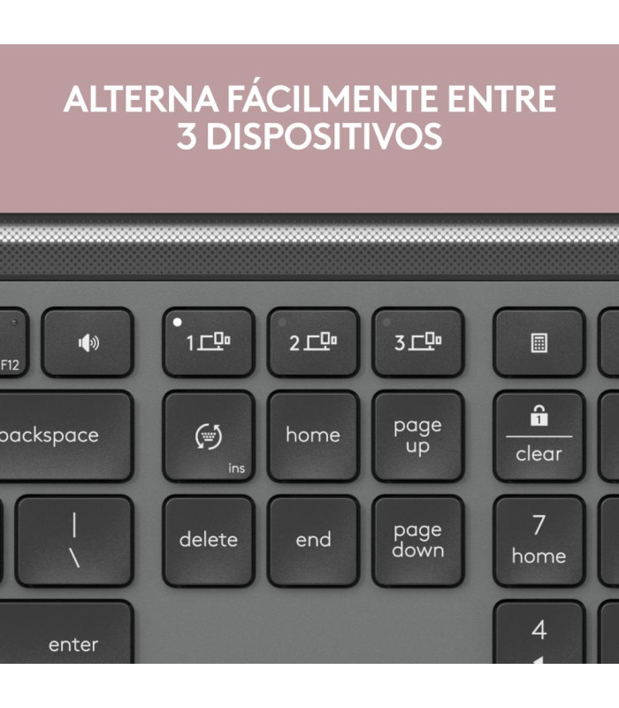 Teclado logitech k950 inalambrico negro