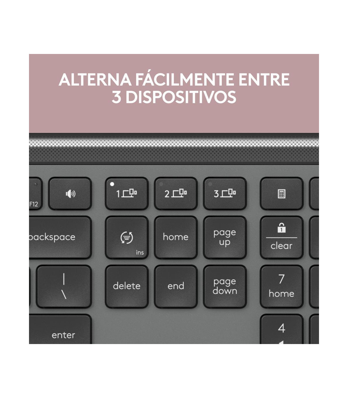 Teclado logitech k950 inalambrico negro