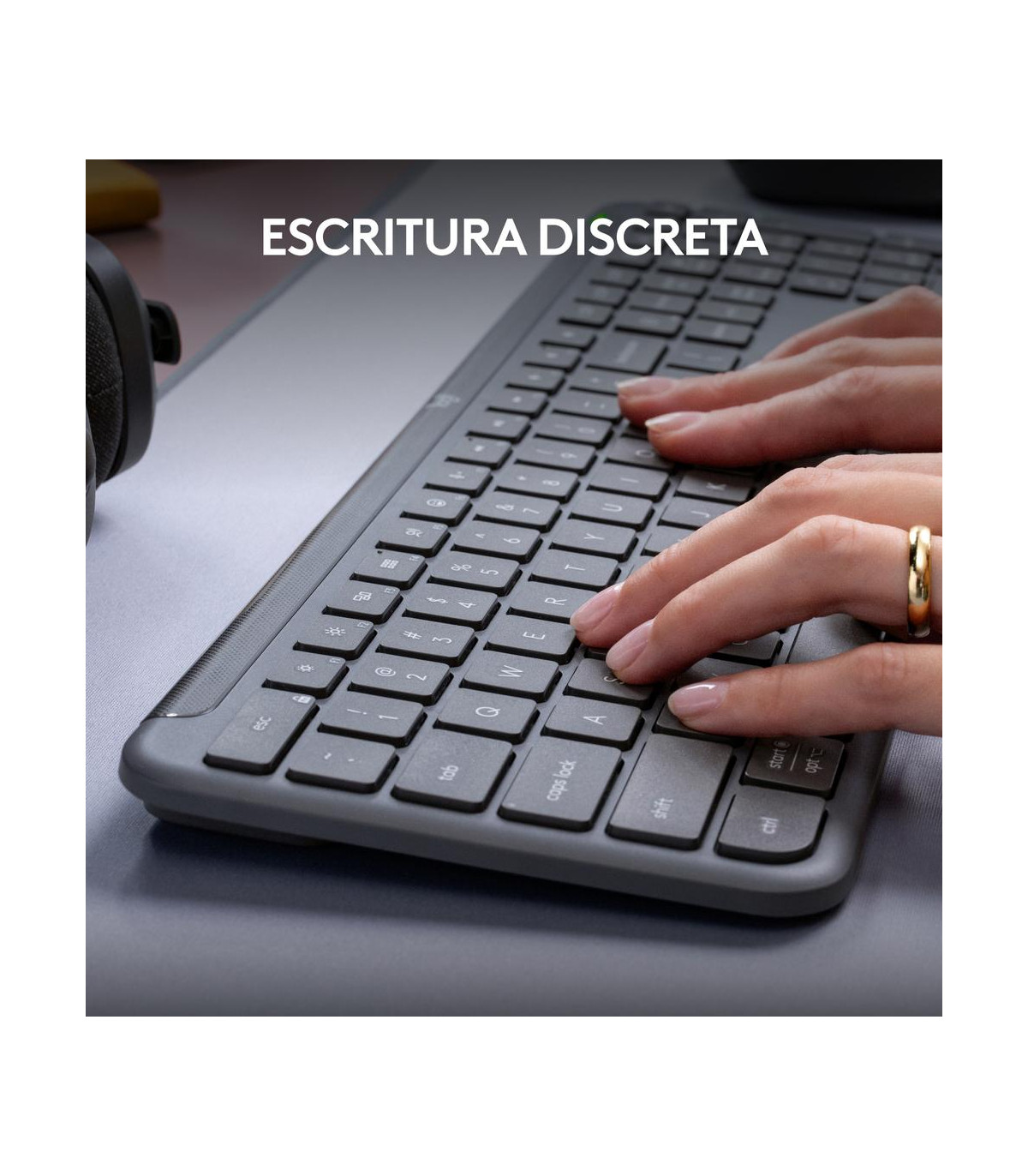 Teclado logitech k950 inalambrico negro