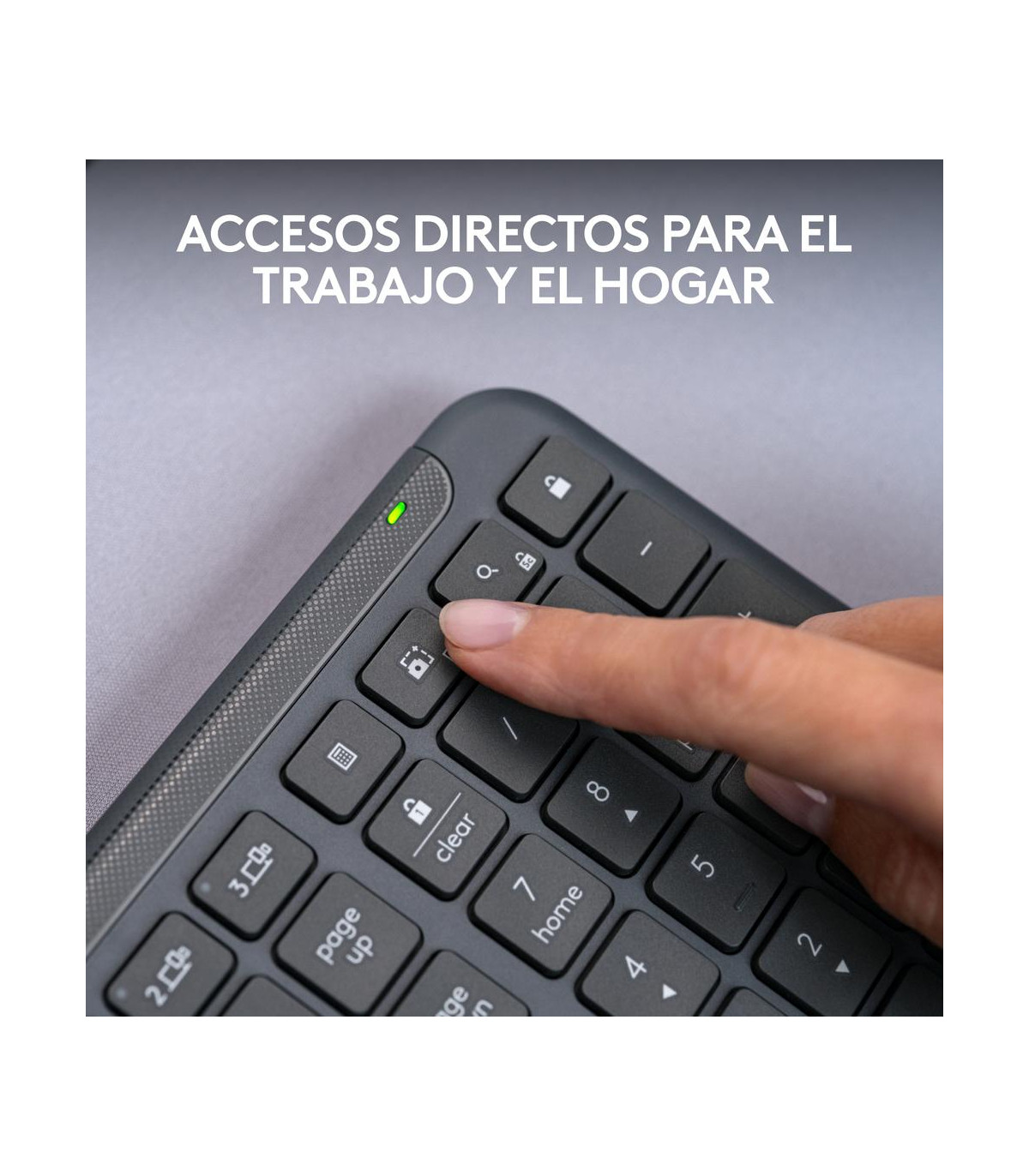 Teclado logitech k950 inalambrico negro