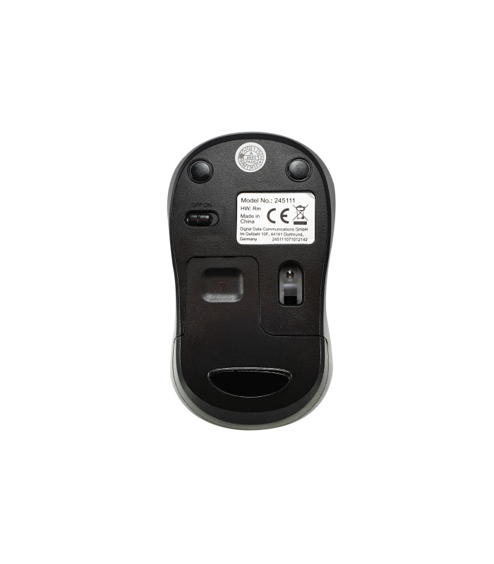 Mouse raton equip comfort wireless inalambrico - 1200dpi - negro