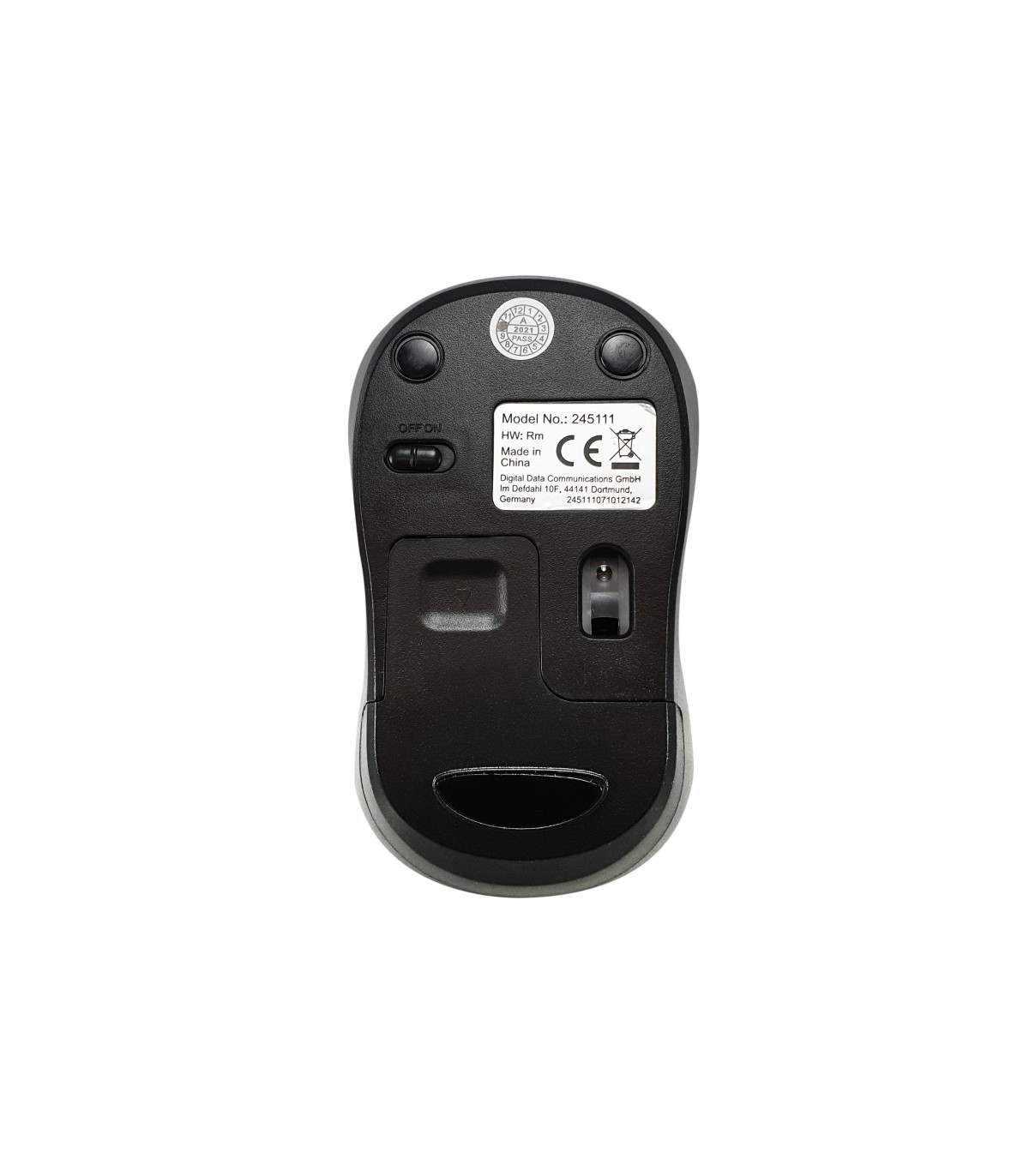 Mouse raton equip comfort wireless inalambrico - 1200dpi - negro