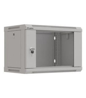 Armario lanberg 19 pulgadas 6u -  540x350 gris