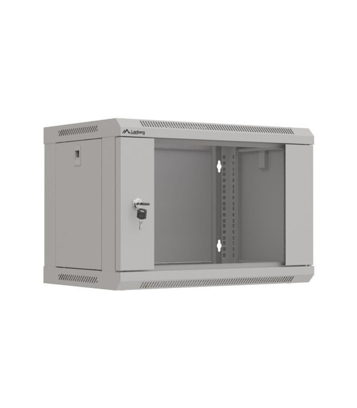 Armario lanberg 19 pulgadas 6u -  540x350 gris