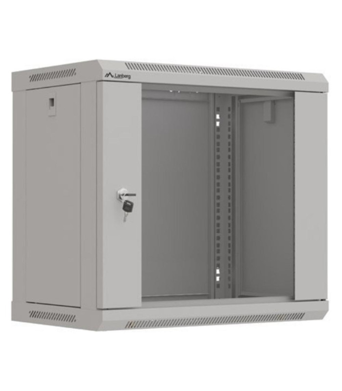 Armario lanberg 19 pulgadas 9u -  540x350 gris