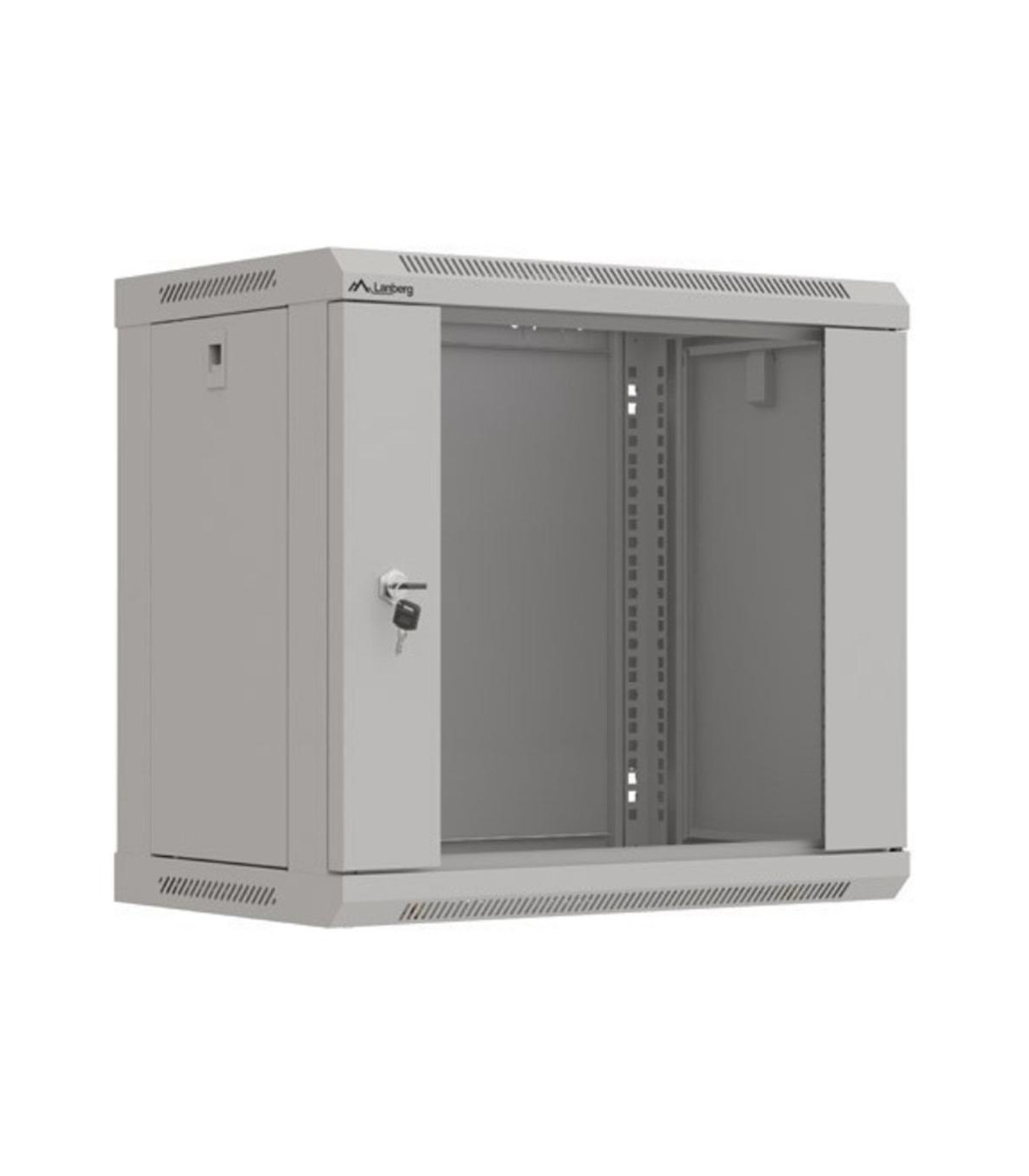 Armario lanberg 19 pulgadas 9u -  540x350 gris