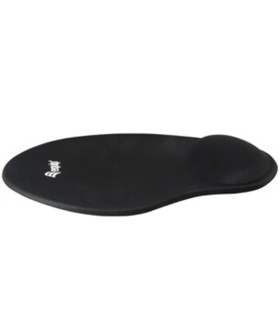 Alfombrilla equip life con reposamuñecas - antideslizante - negro