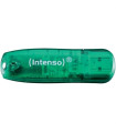 Memoria usb 2.0 intenso rainbow 8gb verde