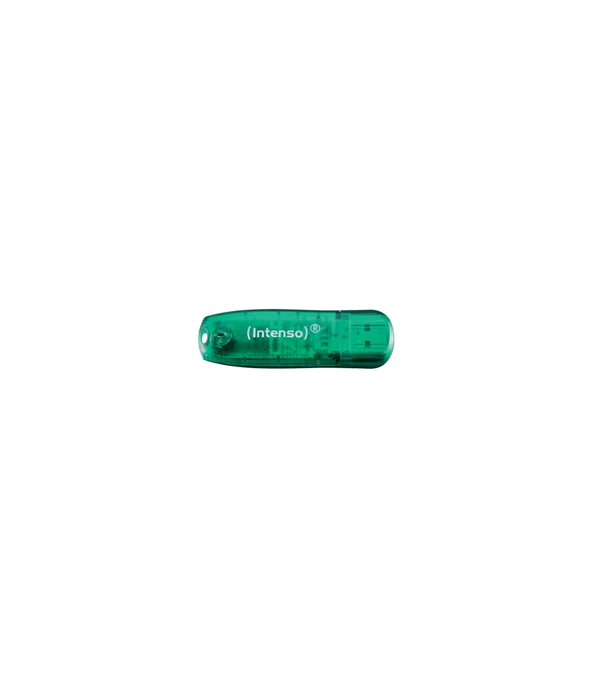 Memoria usb 2.0 intenso rainbow 8gb verde