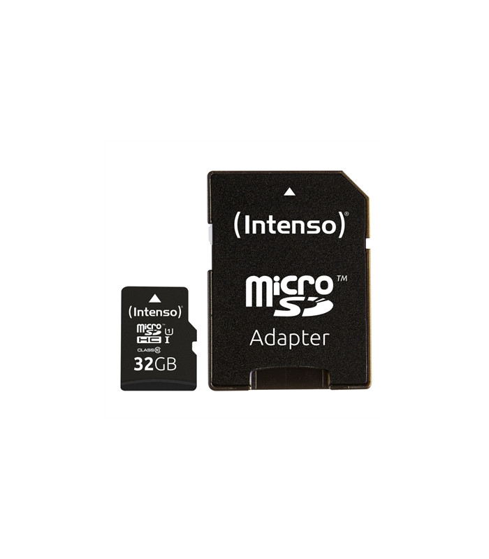 Tarjeta memoria micro sd intenso 32gb uhs - i cl10 + adaptador sd