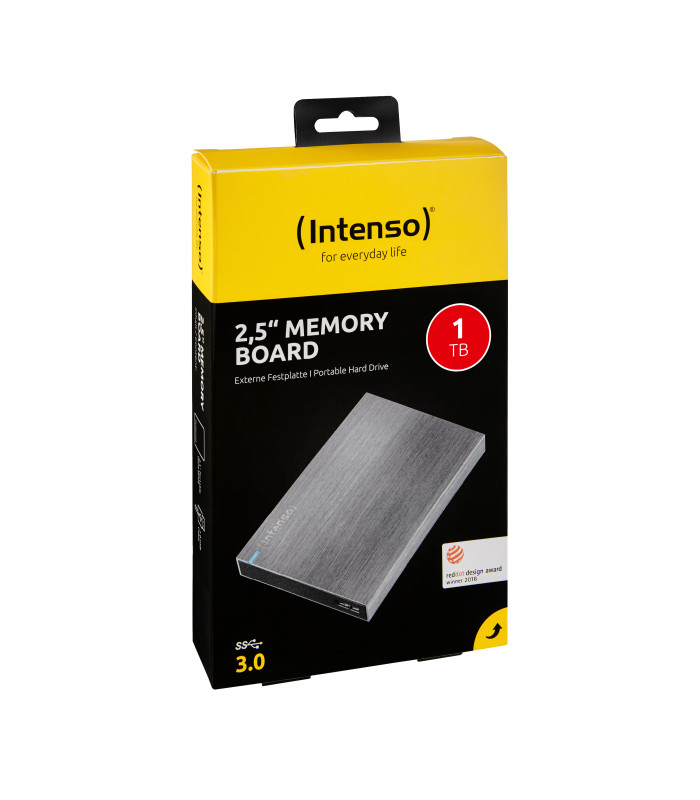 Disco duro externo hdd intenso 1tb 2.5 pulgadas usb 3.0 aluminio