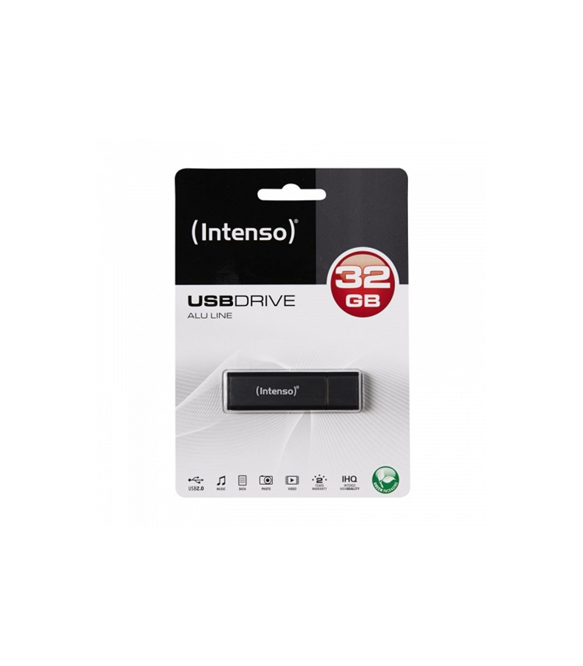 Memoria usb 2.0 intenso alu line 32gb aluminio antracita