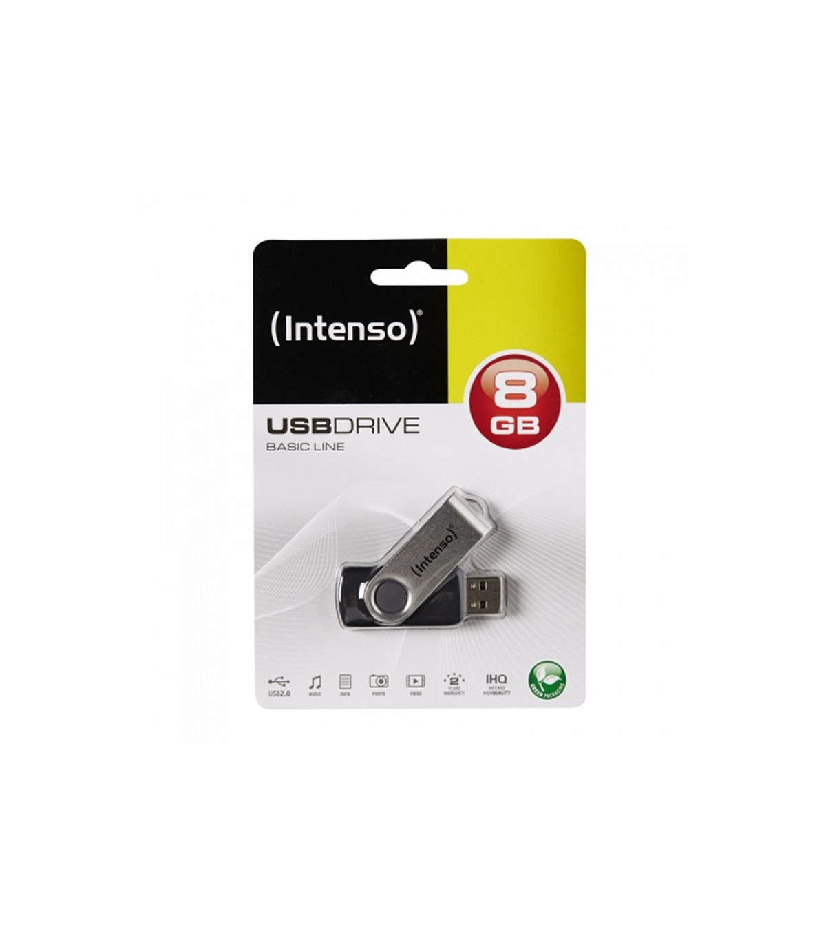 Memoria usb 2.0 intenso basic 8gb