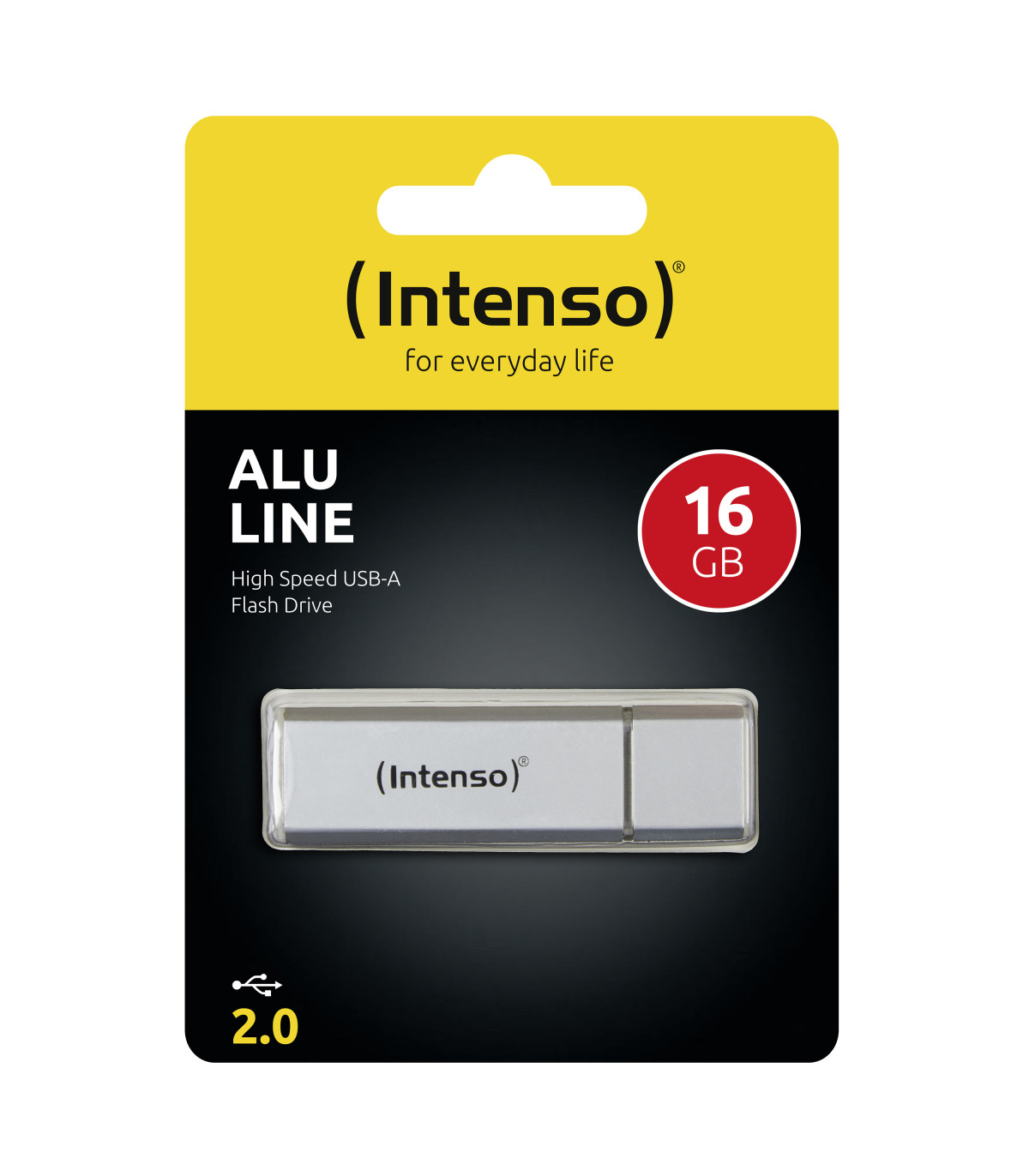 Memoria usb 2.0 intenso 16gb alu line aluminio