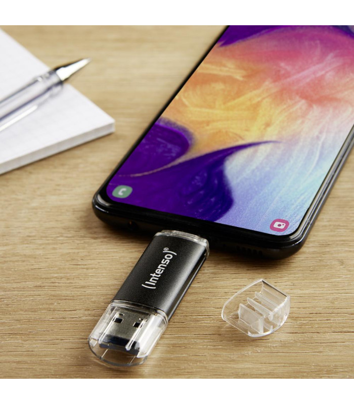 Memoria usb 3.2 intenso 64gb twist line a+c