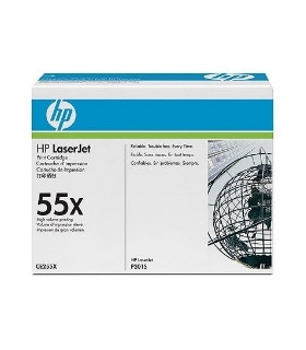 Toner hp 55x ce255x negro 12500 paginas ce528a -  ce526a