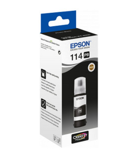 Botella tinta epson ecotank 114 negro foto 70ml