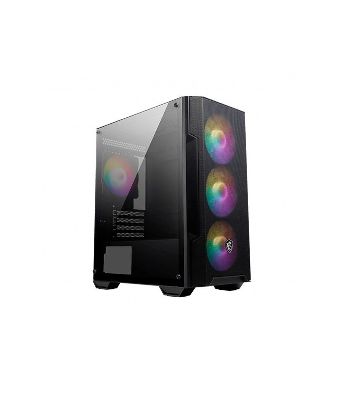 Caja ordenador gaming msi mag forge m100a m - atx 4 x 120mm 1 x usb 3.2 2 x usb 2.0 rgb
