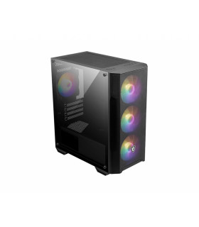 Caja ordenador gaming msi mag forge m100a m - atx 4 x 120mm 1 x usb 3.2 2 x usb 2.0 rgb