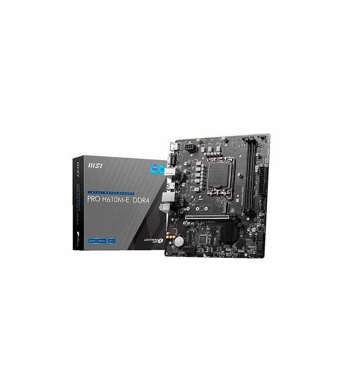 Placa base msi 1700 pro h610m - e ddr4 atx -  2x ddr4 -  4x sata3 -  2x usb 3.2 -  4x usb 2.0 911 - 7d48 - 007