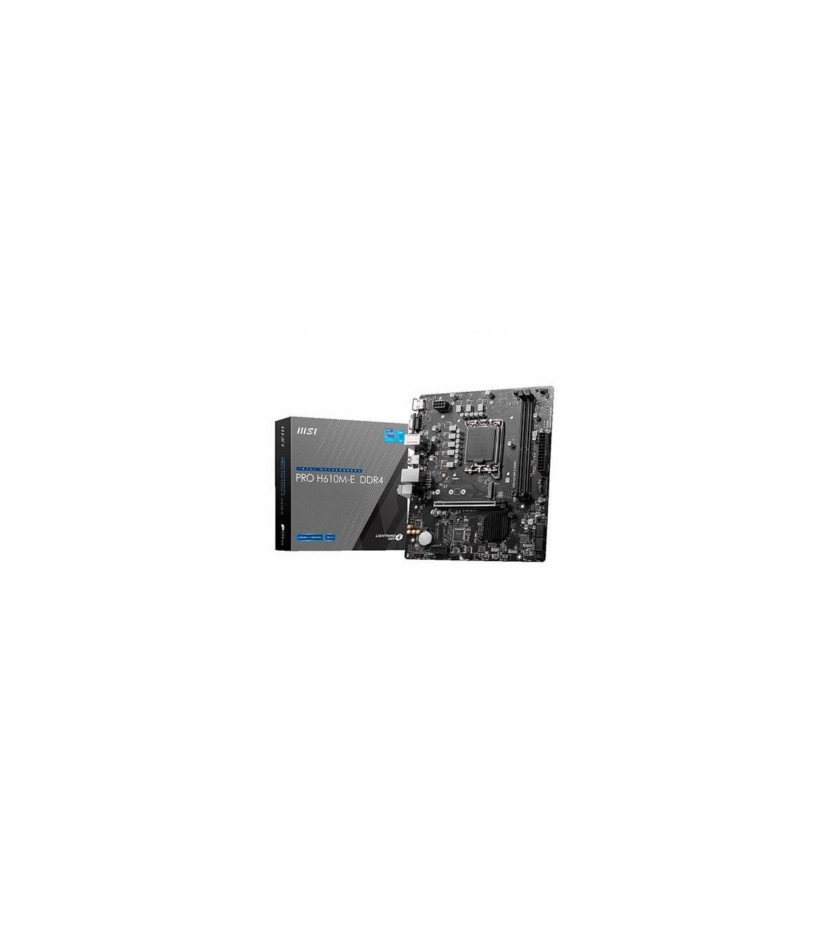 Placa base msi 1700 pro h610m - e ddr4 atx -  2x ddr4 -  4x sata3 -  2x usb 3.2 -  4x usb 2.0 911 - 7d48 - 007