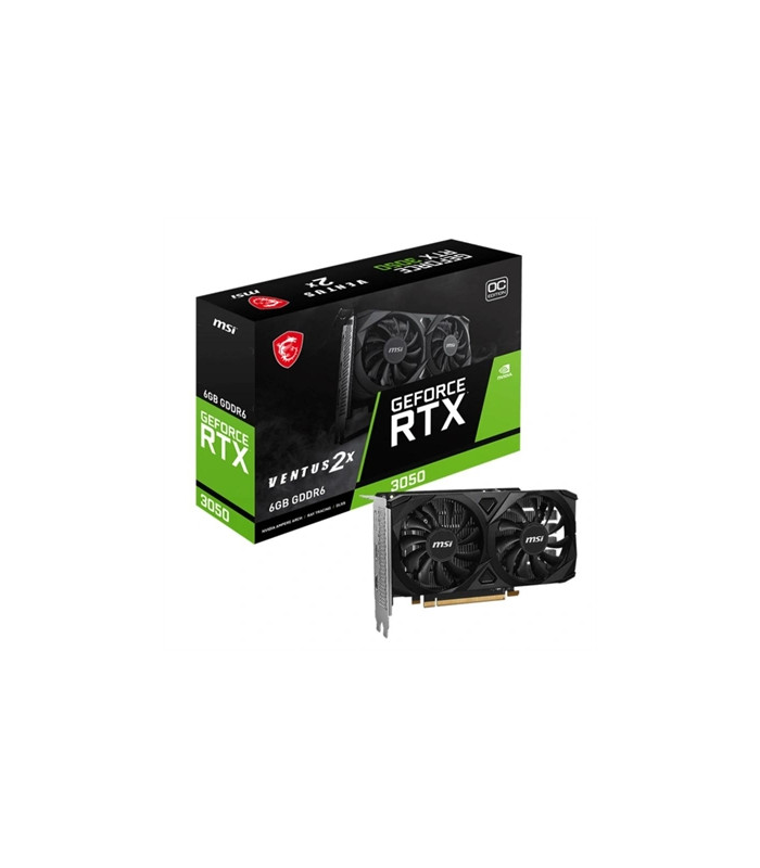 Tarjeta grafica msi nvidia geforce rtx 3050 ventus 2x oc 6gb gddr6