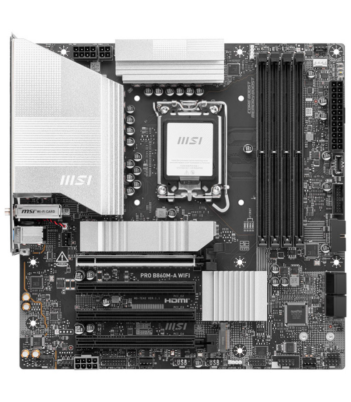 Placa base msi pro b860m - a lga 1851 wifi atx 4xddr5