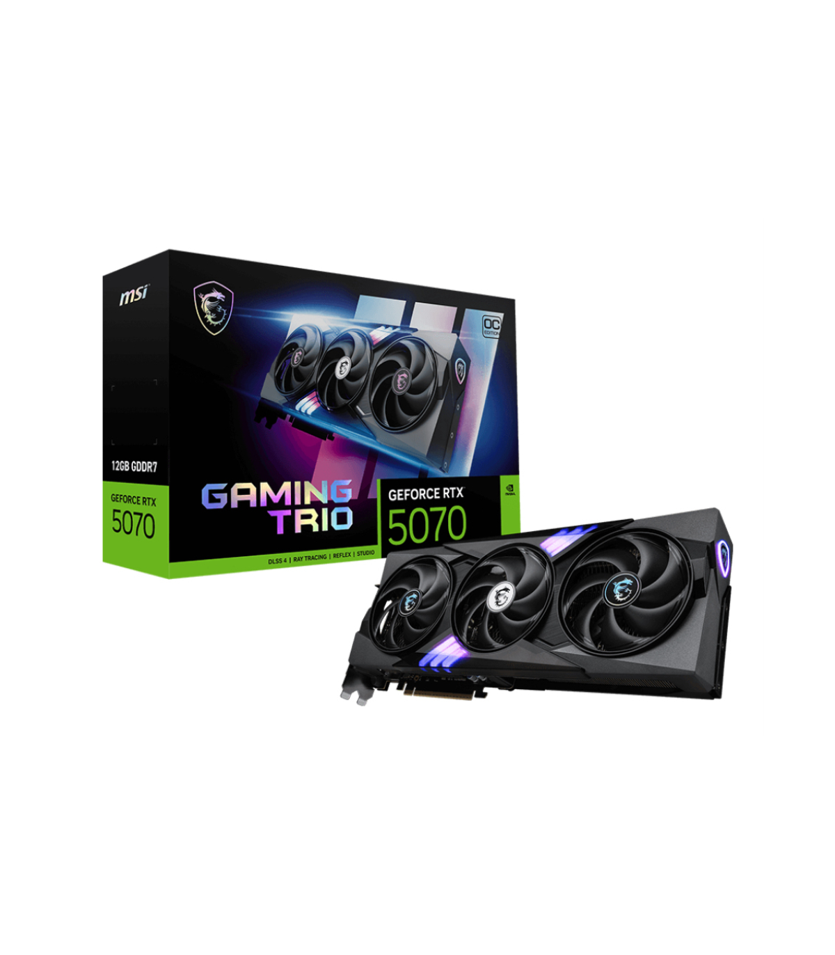 Tarjeta grafica msi rtx 5070 12g gaming trio oc