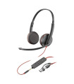 Auriculares poly blackwire 3225 negro