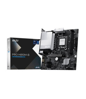 Placa base msi pro pro h810m - b matx