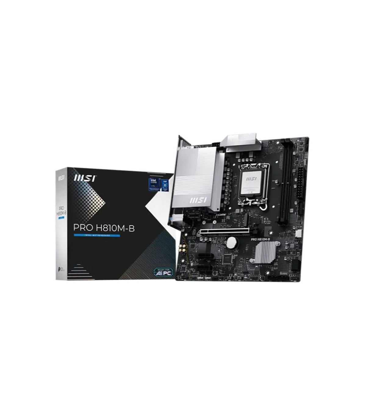 Placa base msi pro pro h810m - b matx